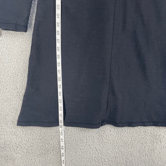 Athleta Womens Celebration Dress Ponte Sz * L Black Cotton Modal - Picture 5 of 16